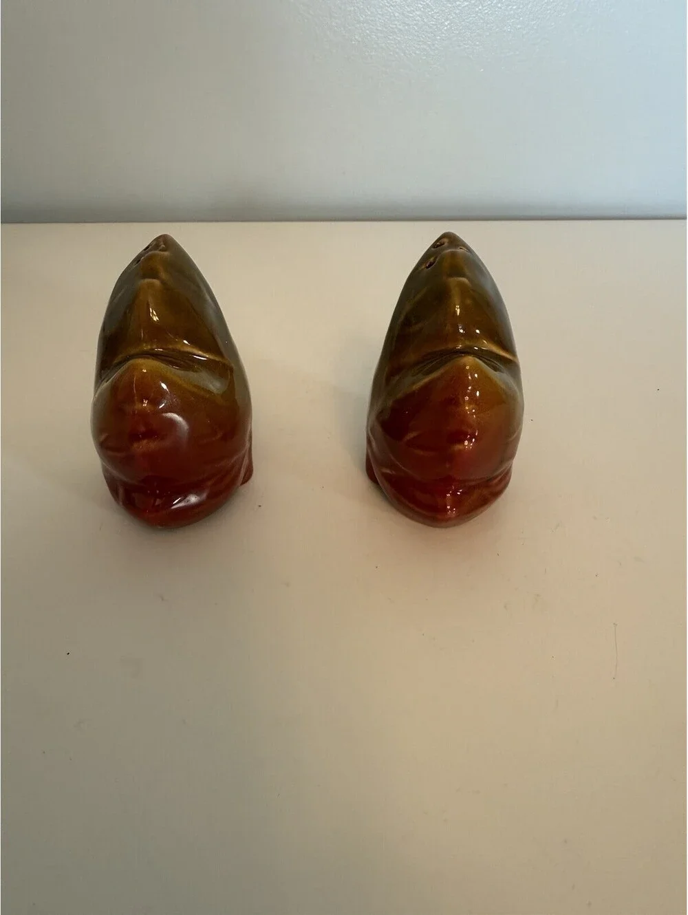 VTG Better Homes & Gardens Salt & Pepper Shakers Maple Leaf Fall Autumn EUC